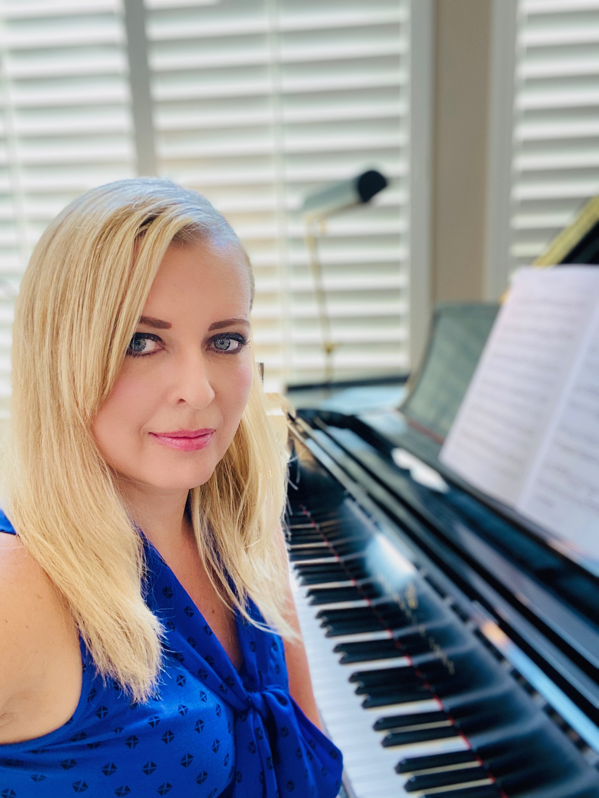 Tanya Schweiger giving a piano lesson at RSM Piano Studio